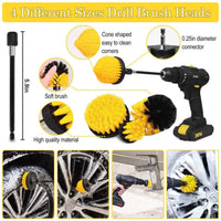 27 Pcs Car Detailing Kit, Car Detailing Brush Set, Auto Detailing Drill Brush Set, Detailing Brushes ,Accessories, Car Cleaning Tools Kit Car Care Kit
