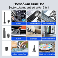 Cordless Car Vacuum Cleaner - 95,000 Pa Suction